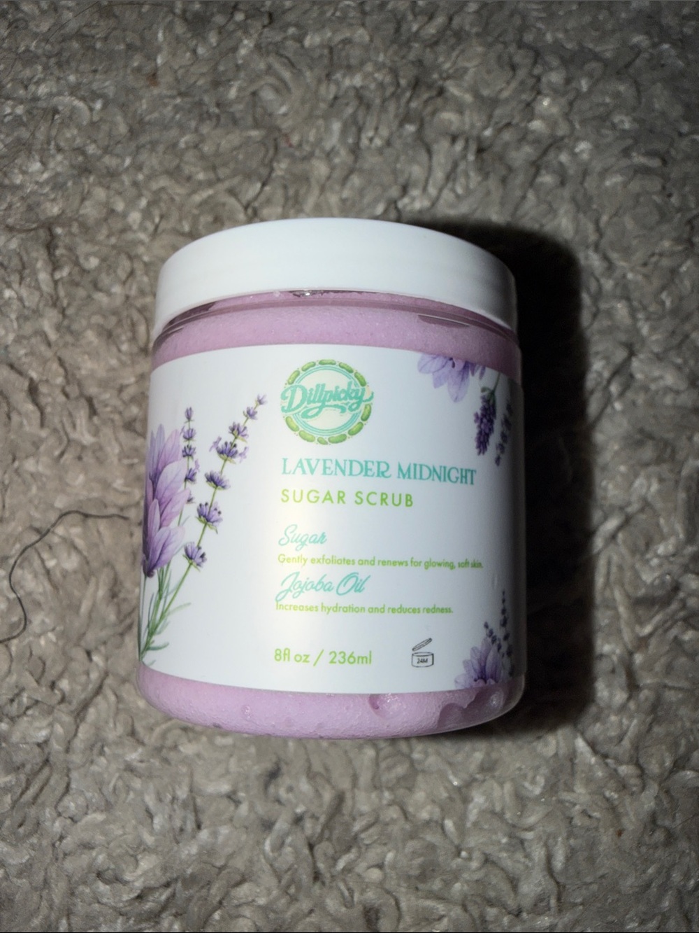 DillPicky Lavender Midnight Sugar Scrub